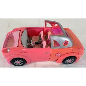 VTG Fashion Polly Pocket 2002 Pink Stretch Limo Pool Car B1251 Sound Works